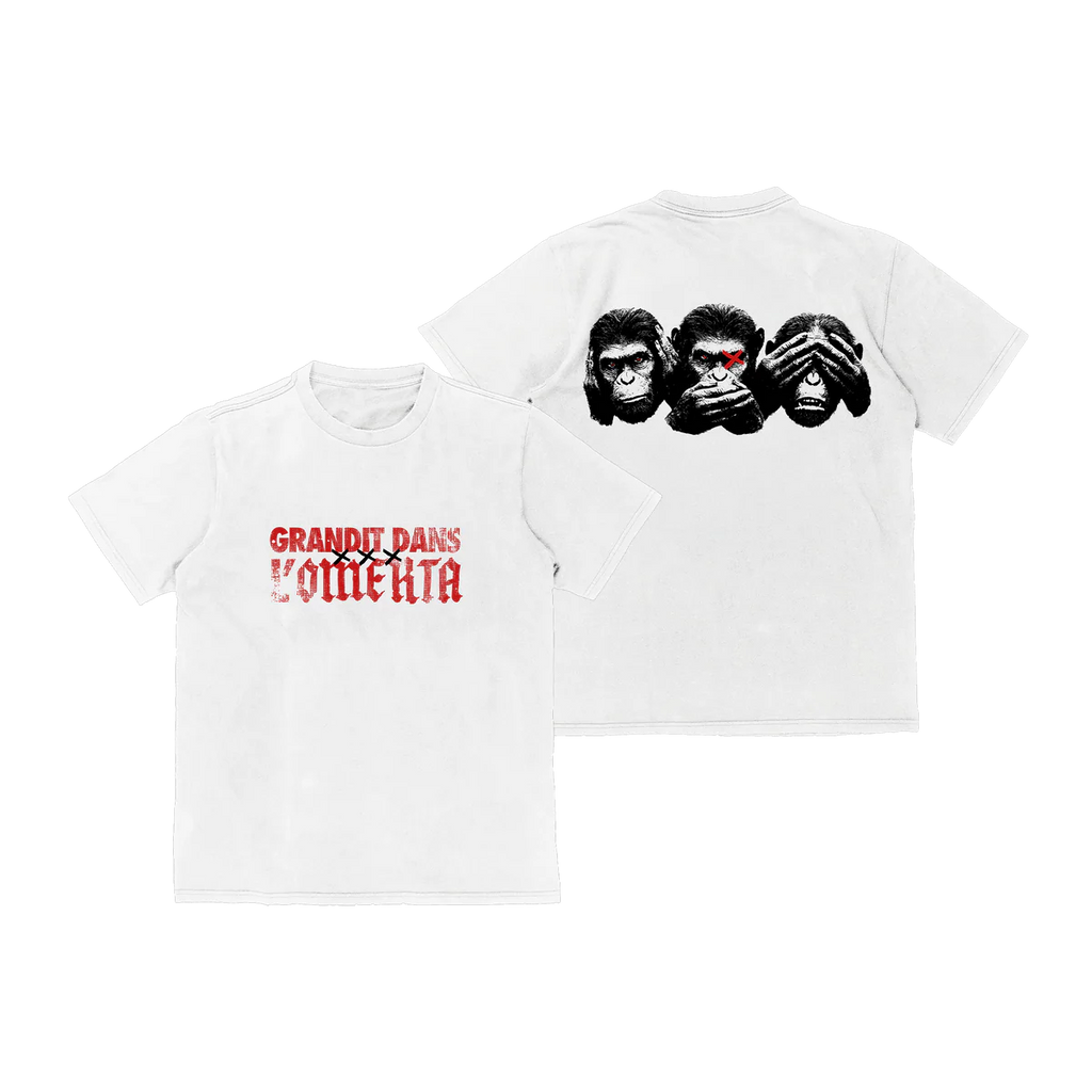 T-SHIRT GRANDIT DANS L'OMERTA