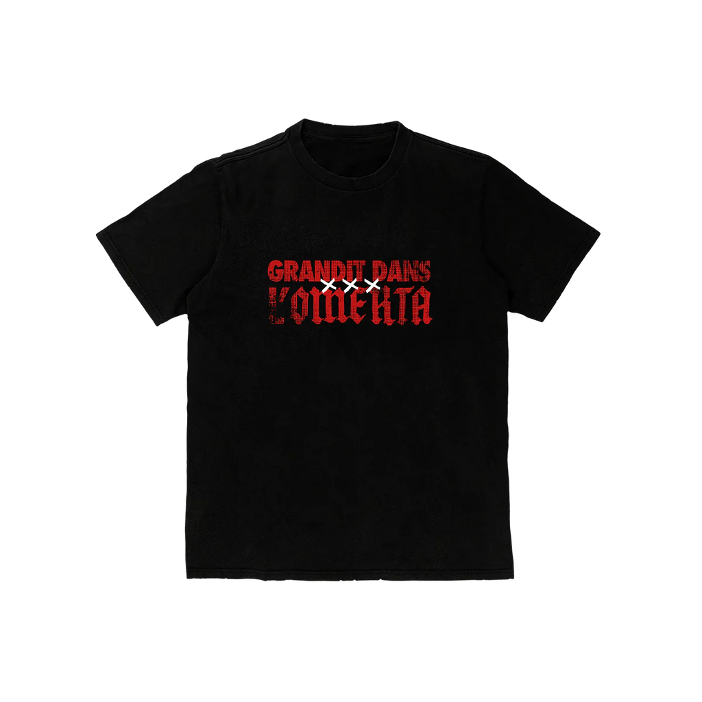 T-SHIRT GRANDIT DANS L'OMERTA